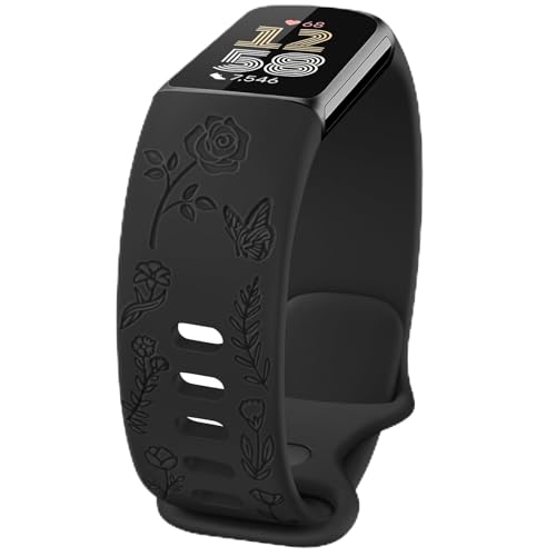 ԕoh Fitbit Charge 6/5 oh fB[X Y \tgpXgbv Xgoh Fitbit Charge 6/5 Advanced Fitness & Health Trackerp (ubN)