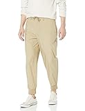 A|X Armani Exchange Men's Cotton Woven Chino Jogger Style Pants, Tree House, 34W x 32L