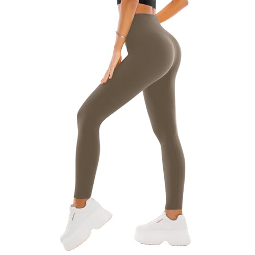 Image of SINOPHANT High Waisted Leggings for Women - Full Length Capri Buttery Soft Yoga Pants for Workout Athletic