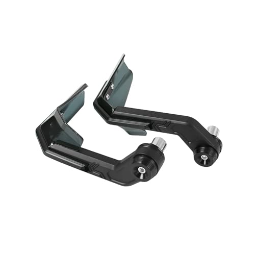 Protège-mains moto en alliage d'aluminium CNC noir ultra résistant