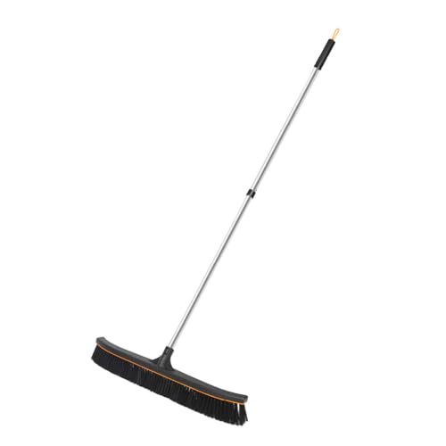 Le Balai du Pro - VENTEO - Balai Brosse de Sol Dure extérieur - Manche télescopique jusqu'à 176cm - Tête de Balai XXL - Balai de Jardin, terrasse, Balcon,...