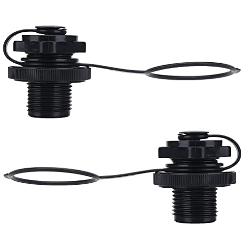 LATRAT 2 Pcs Valve de Bateau Gonflable, Valve à vis Universelle, Valves d'air Adaptateur de Soupape Bouchons, pour Gonflable en Caoutchouc Canot Raft Piscine...