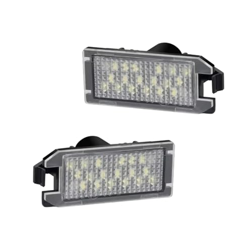 Luz matrícula Fiat 500 de 2013 a 2019 con tecnología LED para matrícula de coche