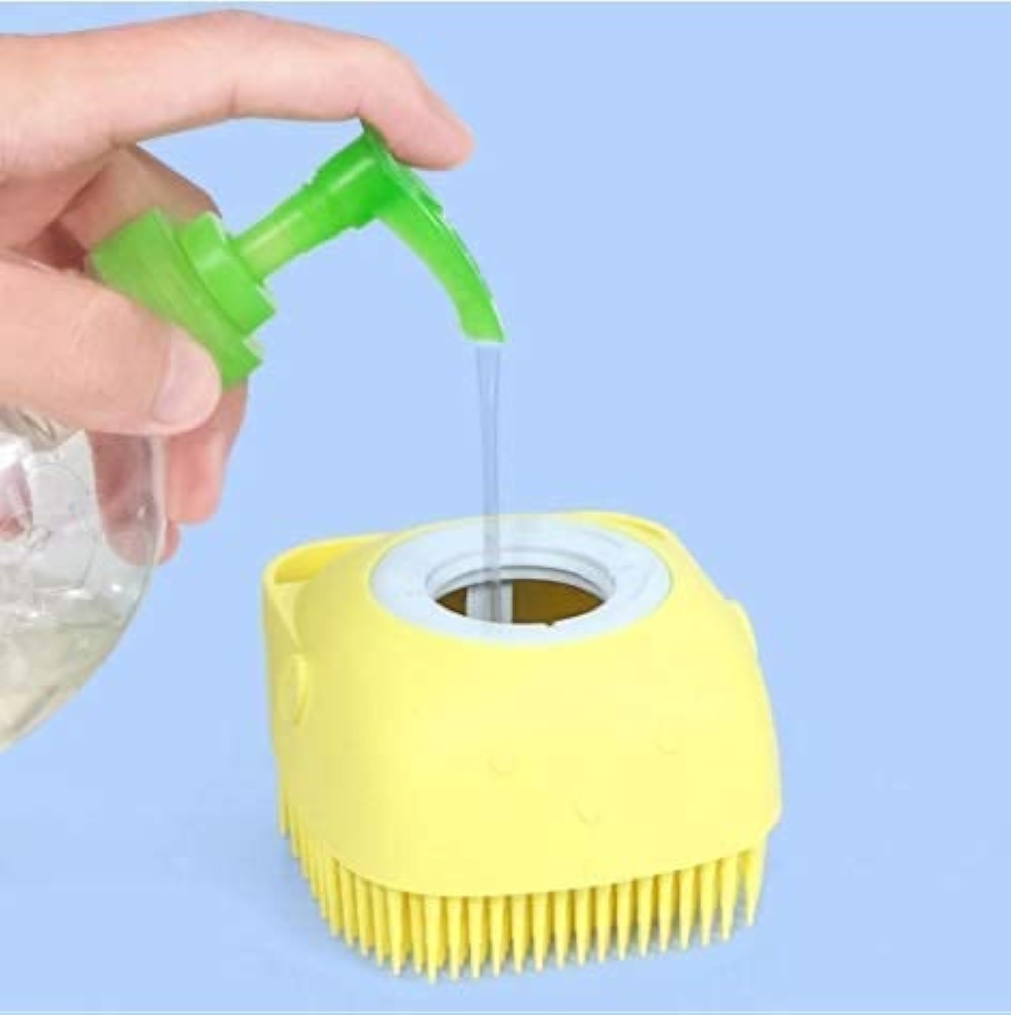 Soft Silicone Shampoo Scalp Shower Bath Brush Hair Washing Exfoliating Massager