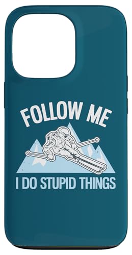 Follow Me I Do Stupid Things �t�@�j�[�p�E�_�[�X�L�[ �X�}�z�P�[�X iPhone 13 Pro �p