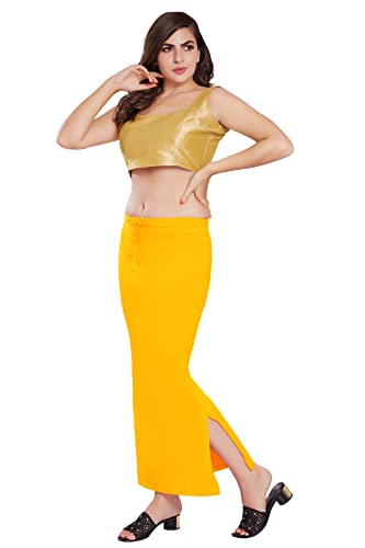 Image of RANI SAAHIBA Women's Stretchy Slim Fishcut Petticoat Cotton Shapewear