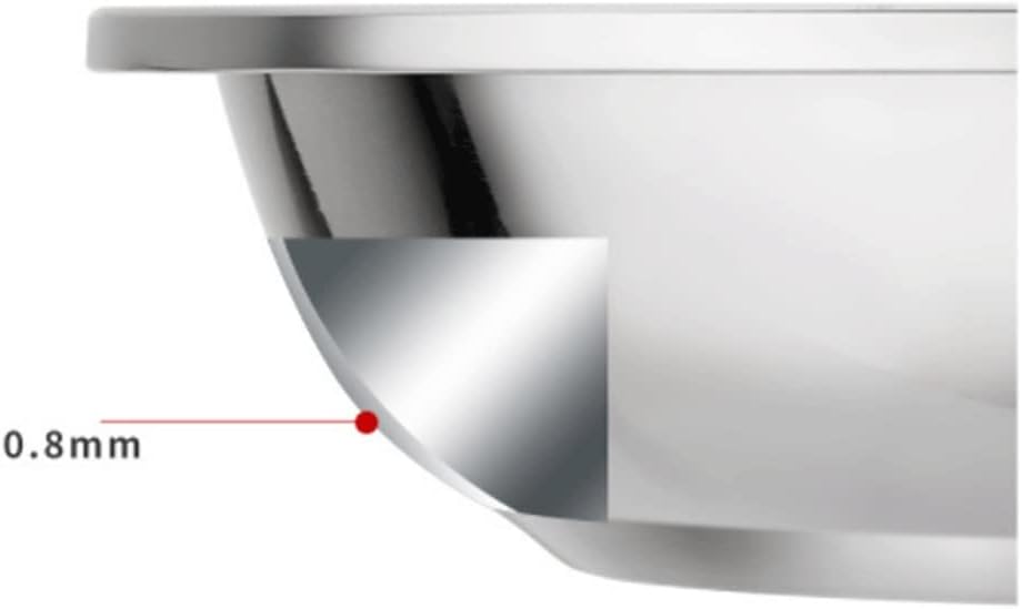 Barbecue Serving Trays, 304 Stainless Steel Pots and Bowls 3 Piece Set, Mixing Salad Bowls, Cooking Baking，