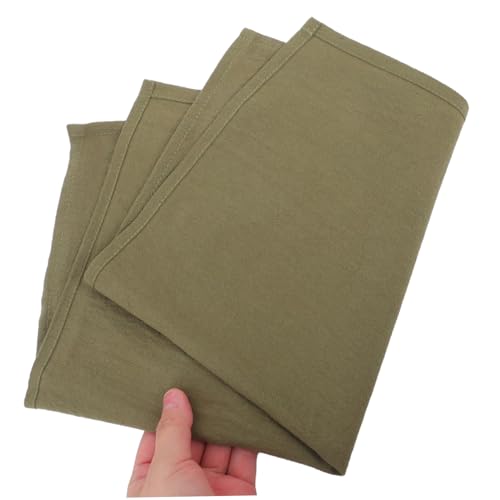 Servilletas de algodón reutilizables para evitar residuos en comidas diarias de hogar 5