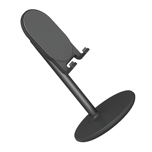 1pezzi Per Telefono Tavolo Per Tablet e Smartphone Design e Flessibile Per Streaming e Visione e nero