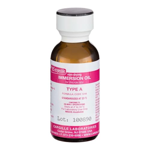 AmScope - Microscope Immersion Oil - Type A, Low-Viscosity - 1 Oz (30mL)
