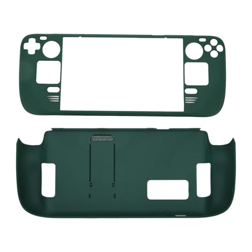 Ausla Funda con Soporte para Cubierta Protectora Steam Deck con Soporte para PC, a Prueba de Golpes, Cabe Dentro/Fuera del Estuche de Transporte Oficial para Steam Deck (Green)