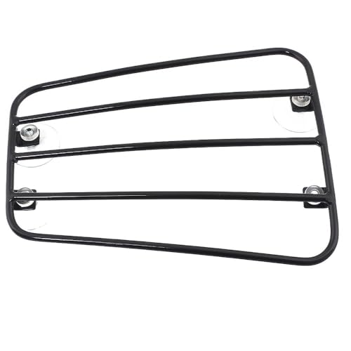 Porte-bagages de réservoir ventouse noir universel pour moto Triumph Bonneville et Thruxton