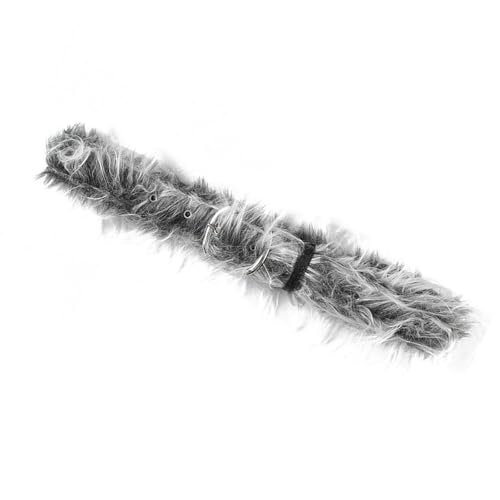 Unique Furry Hiphop Belt Pin Buckle Belt for Music Festival and Casual Wear All Matching Winter Wear Waistbelt Daily Use