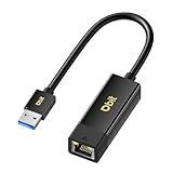 DBIT USB 3.0 to Gigabit Ethernet LAN Network Adapter, RJ45 Internet Adapter Compatible with MacBook, Laptop PC with Windows, XP, Vista, Mac, Linux, Nintendo Switch