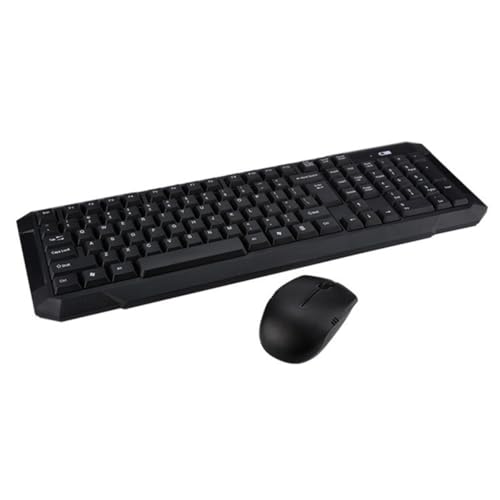 Teclado y ratón inalámbrico con receptor USB compartido para ahorrar puertos en tu portátil