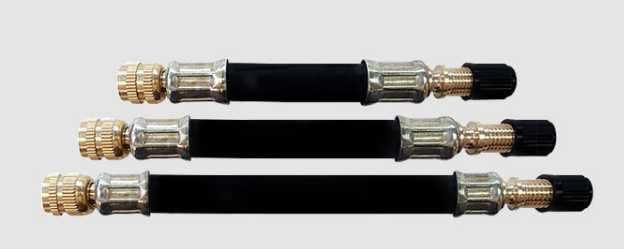 SHDOFN 3 Tubos De Extensión De Válvula De Goma para Neumáticos, Que No Son Fáciles De Deformar Y Evitan Fugas De Aire, Que Son Adecuadas para Bicicletas Y Automóviles.