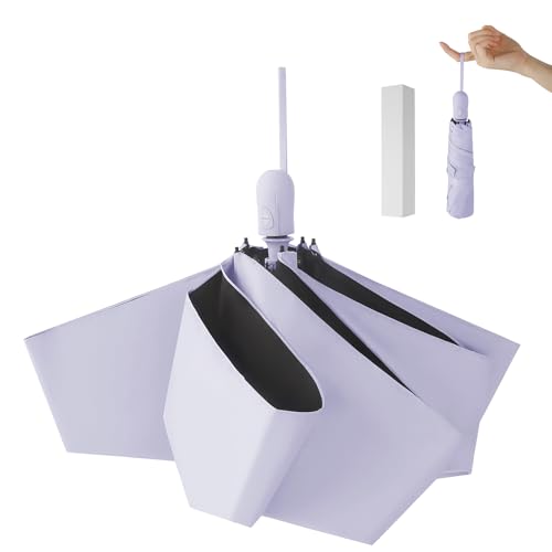 Mustarpicking 日傘 超軽量 198g UVカット率 100% 完全遮光 遮熱 ワンタッチ自動開閉 折りたたみ傘 コンパクト 折り畳み日傘 紫外線遮断 耐風撥水 晴雨兼用 携帯便利 メンズ レディース 母の日 父の日