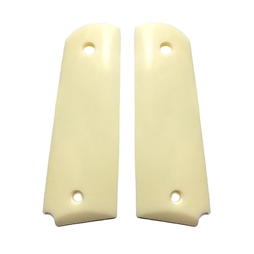 Premium Gun Grips Compatible Replacements for 1911 Grips Faux Aged Colt Gov. & Clones Taurus, S&W, Springfield, Rock Island Faux Full Size - Premium Gun Grips