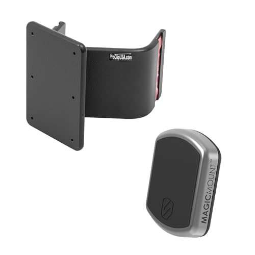 Scosche ProClip Angled Dash Mount Compatible with 2015-2022 Chevy Colorado & GMC Canyon Trucks with MagicMount™ Pro XL Phone Mount Bundle