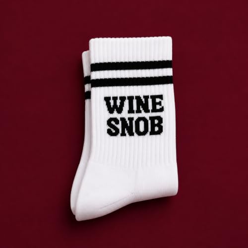 Crewzies Wine Snob Wine Socks for Women, Funny Wine Lover Gift - image 5