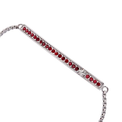 Image of Alex and Ani Pave Bolo Birthstone Bracelet - Stainless Steel Gold /Silver, Perfect for Stacking, Adjustable Birthstone Bracelet for Women, Ideal Gift Jewelry