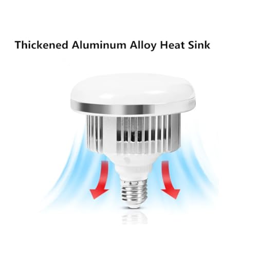 Koolenry Bombillas LED para Iluminación Fotográfica de 85 W, Base E27, Lámpara con Control Remoto, Luz Diurna Regulable para Softbox de Estudio Fotográfico. - imagen 3