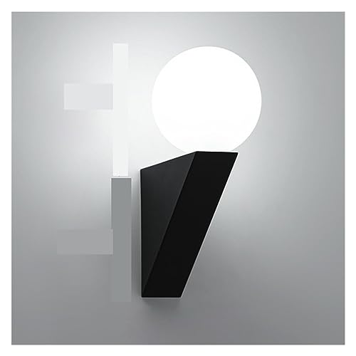 GDBAGKDQK Lámparas de pared for interiores for pasillo, balcón con bola cristal, iluminación LED moderna 9W, aplique for dormitorio y sala estar Luces Brillantes
