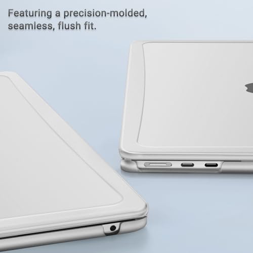 MOSISO Compatible with MacBook Air 13 inch Case M5 2026 M4 2025 M3 M2 2024-2022 A3449 A3240 A3113 A2681, Hard Shell with Reinforced Anti-Cracking Surround for MacBook Air 13.6 inch Case, Matte Clear by MOSISO - Image 4