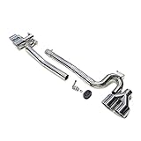 Para Audi para A3 para A4 Sportbck hasta para S3 para S4 2013-2017 2014 2015 2016 sistema escape boquilla tubo escape punta escape coche.