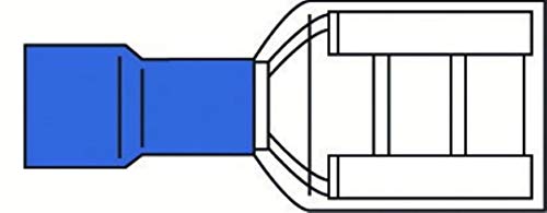 Electraline 62288 Capocorda, Diametro 635 mm, Femmina, Blu