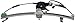Dorman 741-689 Rear Passenger Side Power Window Regulator and Motor Assembly Compatible with Select Lincoln Models (OE FIX)