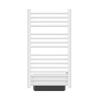 BESTHERM - Elektrischer Handtuchtrockner, ohne Flüssigkeit, mit Gebläse, 500 W + 1000 W, H 100,5 x L 54 cm, Bestherm HESTIA, weiß