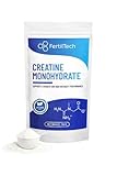 FertilTech Creatin Monohydrat 750 g 200 Mesh Geschmacksneutral – feines Pulver, hohe Reinheit, vegan, Dosierlöffel inklusive