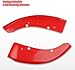 SOSEGA Front Bumper Lip Splitter Protector for Dodge Charger 2015-2023 Hellcat/SRT 39 /Scat Pack/RT Scat Pack/GT/RT Not for Plus,Widebody (Red)