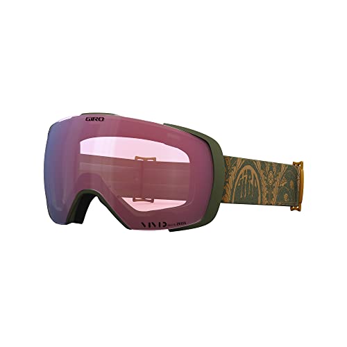 Image of Giro Contact Snow Goggles 2023 - Trail Green Filmore Sun Frame with Vivid Envy /Vivid Infrared Lens Large