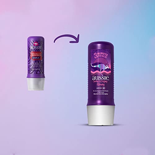Creme de Tratamento Aussie 3 Minutos Cachos e Crespos 236ml