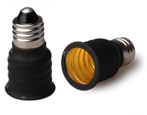 E-Simpo® 10-Pack E11 to E14 Adapter,E11 to E14 Lamp Base Converter,Copper, Z1099