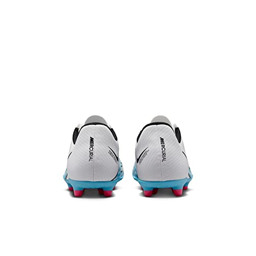 Foto von Nike JR Vapor 15 Club FG/MG Fussballschuh, White/Baltic Blue-PINK Blast, 38 EU
