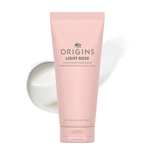 Origins Light Rose Moisturizing Hand Cream | Hydrates & Softens Dry Skin | With Plant-Derived Glycerin, Travel Size, 2.5 Fl Oz