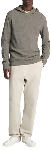 Sweat à capuche thermique texturé Vince pour homme en maille gaufrée