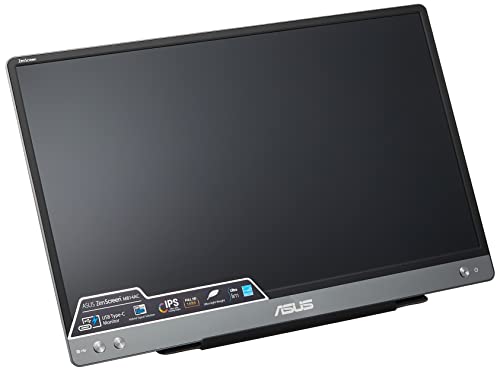 ASUSTek MB14AC モバイルモニター モバイルディスプレイ 14インチ/IPS/フルHD/薄さ9mm 軽量590g/USB Type-C/ブルーライト軽減/3年保証