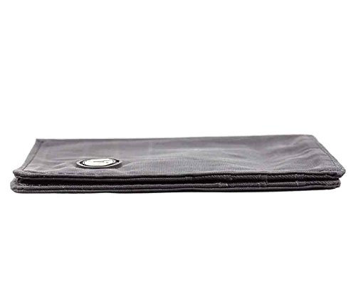 Big Skinny Men's World Bi-Fold Slim Wallet, Holds Up To 35 Cards, Black #TOP5