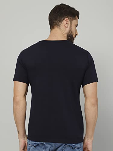 Image of T-Shirt for Men - 100% Cotton Casual T-Shirt | Half Sleeve, Round Neck 4 Way Stretch Fabric | Slim Fit T-Shirt