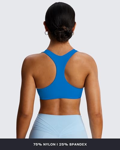 Image of Aoxjox Define Sculpt Racerback Sports Bra | women's workout fitness yoga crop tank, breathable fabric, 4-way stretch, moisture-wicking, gym essential