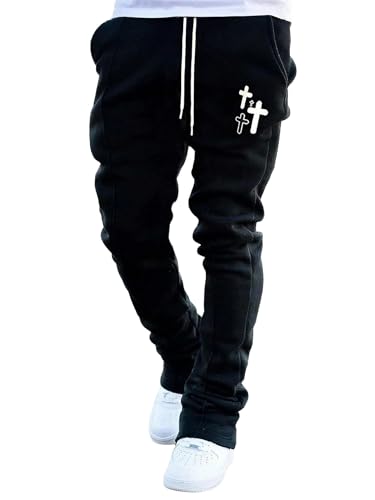 GORGLITTER Men's Flared Sweatpants with Code 8U7SE3U5