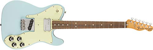 Fender Vintera Telecaster Custom 70s Touche Pau Ferro Bleu sonique - Les Beatles, Paul McCartney, John Lennon, RIngo Starr, George Harrison Fender Vintera Telecaster Custom 70s Touche Pau Ferro Bleu sonique