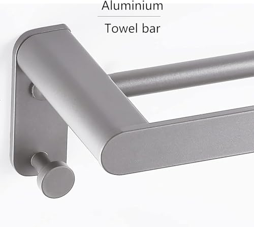 Barre porte-serviettes unique avec étagère murale pour optimiser les petits coins