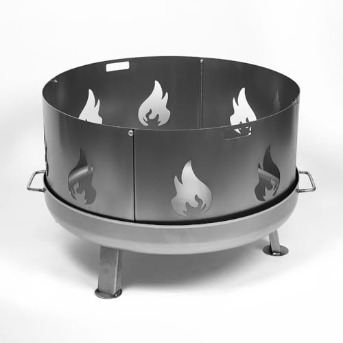 Czaja Feuerschalen® Funkenschutz mit Flammenmotiv für alle Feuerschalen...
