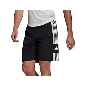 adidas SQ21 DT SHO Shorts (1/4) Mens, Black/White, L