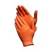Black Mamba Orange Torque Grip 8 Mil Disposable Powder Free Nitrile Gloves - XXL 100 Pack